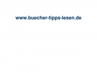 buecher-tipps-lesen.de Webseite Vorschau