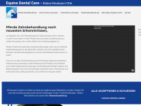 equine-dental-care.de Webseite Vorschau