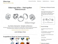 ringe-silber-online.de Webseite Vorschau