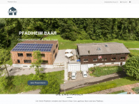 pfadiheimbaar.ch Webseite Vorschau