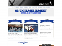unibaselbasket.ch Webseite Vorschau