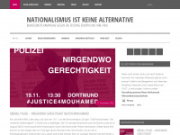 nationalismusistkeinealternative.net Webseite Vorschau
