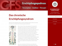cfs-erschöpfung.de Webseite Vorschau