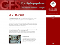 cfs-therapie.de Webseite Vorschau