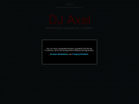 dj-axel.nrw Webseite Vorschau