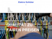 elektro-schlüter.de Webseite Vorschau