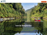 canoesafaris.co.nz Webseite Vorschau