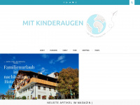 mitkinderaugen.com Webseite Vorschau