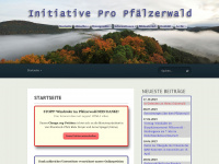 propfaelzerwald.org Webseite Vorschau