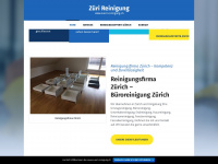 zueri-reinigung.ch Webseite Vorschau