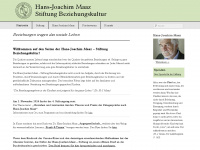 hans-joachim-maaz-stiftung.de Webseite Vorschau