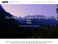 deepr.ch Webseite Vorschau