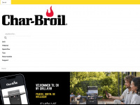 charbroil.dk Webseite Vorschau