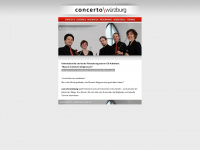 concerto-wuerzburg.com Webseite Vorschau