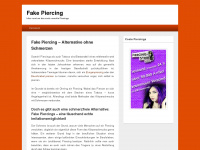 fake-piercing.info Webseite Vorschau
