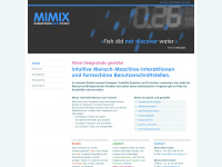 mimix-design.ch Webseite Vorschau