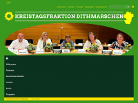 gruene-fraktion-dithmarschen.de Webseite Vorschau