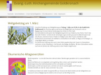 goldkronach-evangelisch.de Webseite Vorschau