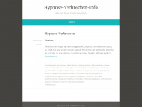 hypnoseverbrecheninfo.wordpress.com Webseite Vorschau