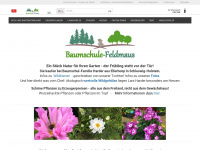 baumschule-feldmaus.de Webseite Vorschau