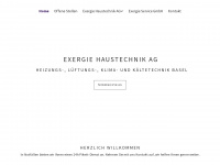 exergie-basel.ch Webseite Vorschau