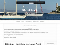 sail-la-vie.de Webseite Vorschau