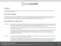 cookie-accept.com Webseite Vorschau