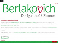gasthof-berlakovich.at Webseite Vorschau