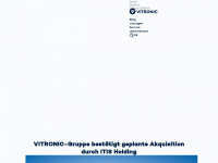 vitronic.com Webseite Vorschau