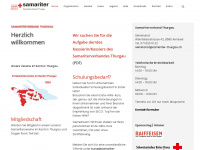 samariter-thurgau.ch Webseite Vorschau