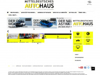 opel-mitteldeutsches-autohaus-halle.de Webseite Vorschau