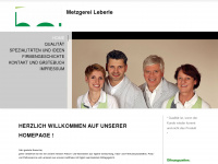 metzgerei-leberle.de Webseite Vorschau