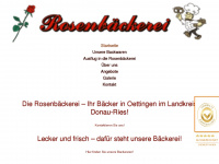 rosenbaeckerei-oettingen.de Webseite Vorschau