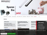 sonaray.de Webseite Vorschau