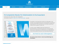werksarztzentrum.com Webseite Vorschau
