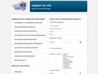 supportmysite.de Webseite Vorschau