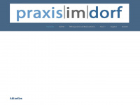 praxis-im-dorf.ch Webseite Vorschau