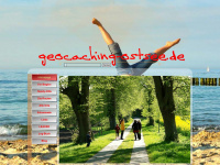 geocaching-ostsee.de Webseite Vorschau