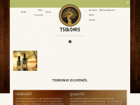 tsironis-olivenoel.de Webseite Vorschau