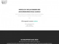 akkordeonschule-aarau.ch Webseite Vorschau