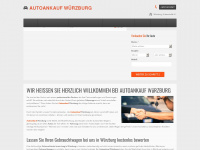 autoankauf-würzburg.de Webseite Vorschau