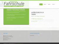 intensiv-fahrschule.ch Webseite Vorschau