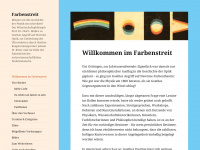 farbenstreit.de Webseite Vorschau