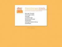 physiotherapie-schalla.de Webseite Vorschau