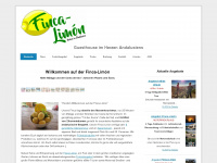 finca-limon.com Webseite Vorschau