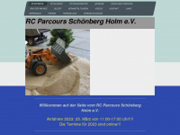 rc-parcours-schönberg-holm.de Webseite Vorschau