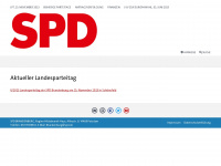 parteitag-spd-brandenburg.de Webseite Vorschau