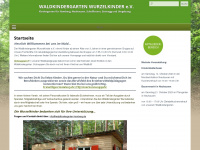 waldkindergarten-hamberg.de Webseite Vorschau