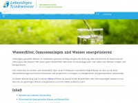 lebendiges-trinkwasser.de Webseite Vorschau