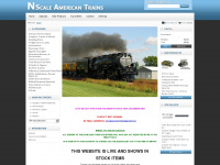 nscaleamericantrains.co.uk Webseite Vorschau